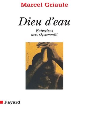 cover image of Dieu d'eau